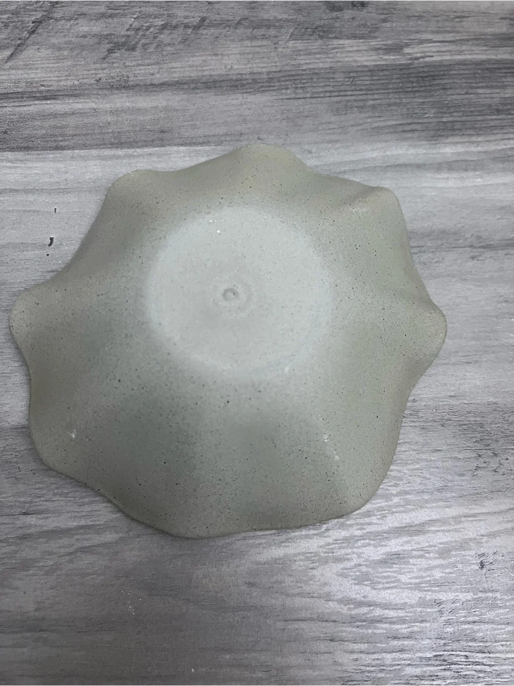 White Ceramic Petal Trinket Dish